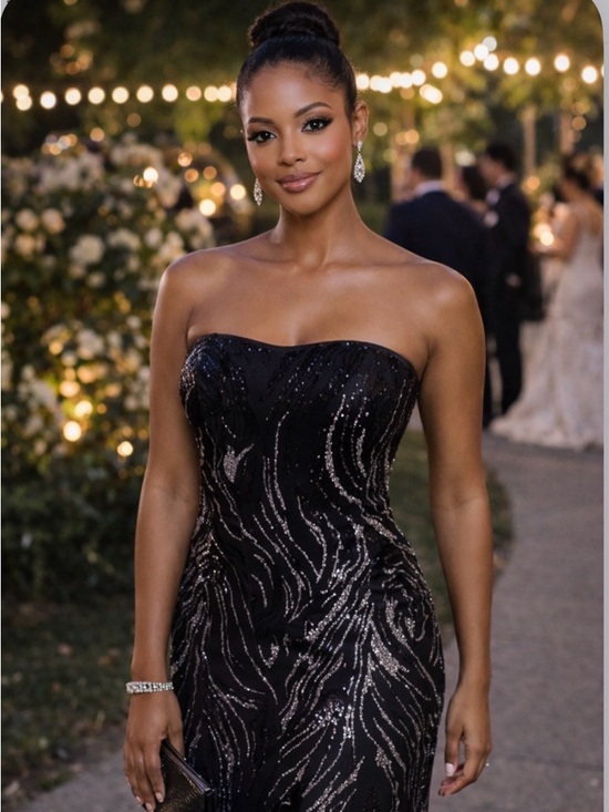 Nv couture Dresses & Skirts - Elegant Strapless Black Dress
